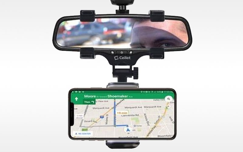 Cellet Rear View Mirror Phone Mount - amazon.com
