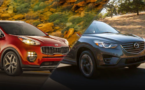 Under $15,000: Kia Sportage vs Mazda CX-5