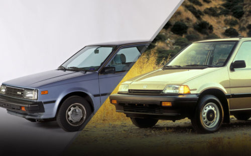 Classic Matchups: 80s Nissan Sentra vs Honda Civic