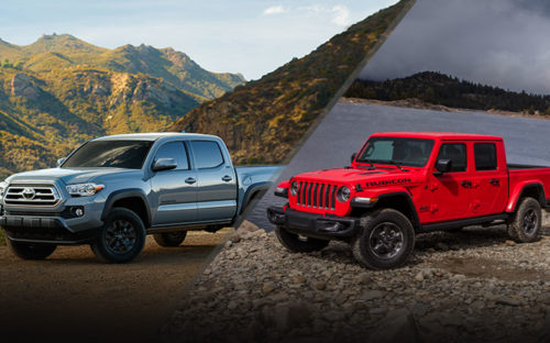 2021 Toyota Tacoma vs Jeep Gladiator