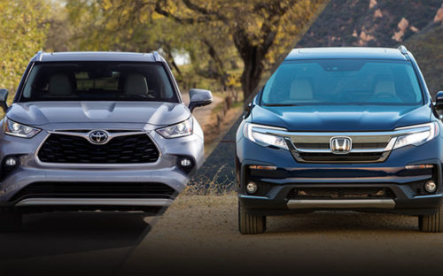 Toyota Highlander vs Honda Pilot