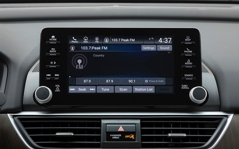 2020 Honda Accord infotainment - hondanews.com
