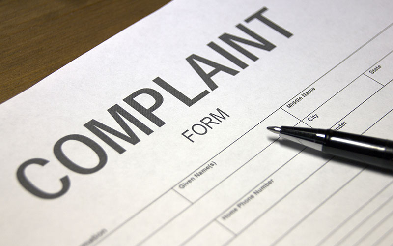 Complaint form