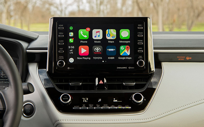 2020 Toyota Corolla infotainment - toyota.com