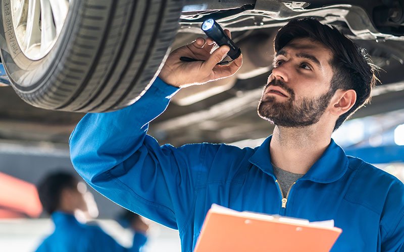 Vehicle receiving inspection Vehicle receiving inspection