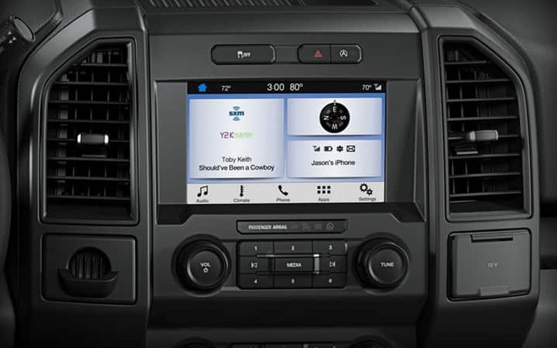 2019 Ford F-150 infotainment - ford.com
