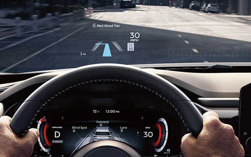 2022 Nissan Pathfinder Heads Up Display - nissanusa.com