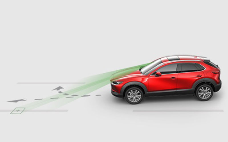 2021 Mazda CX-30 Lane Keep Assist - mazdausa.com