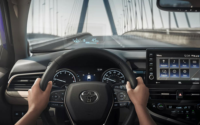 2021 Toyota Camry Heads Up Display - toyota.com