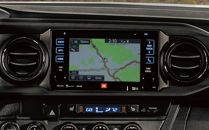 2019 Toyota Tacoma infotainment - toyota.com