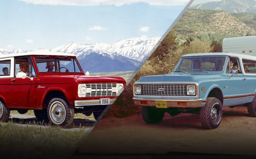 Classic Comparison: Ford Bronco vs Chevrolet K5 Blazer