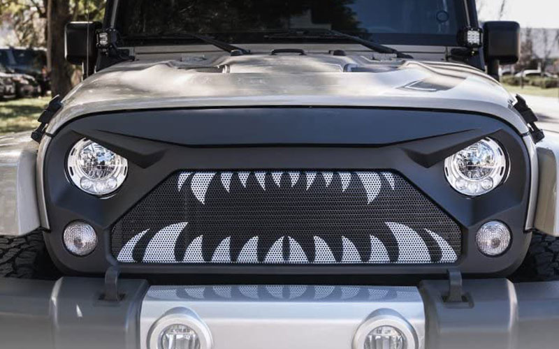 Grille with teeth - amazon.com