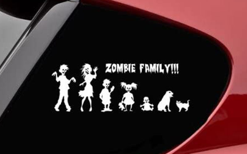 Zombie car decal - amazon.com Zombie car decal - amazon.com