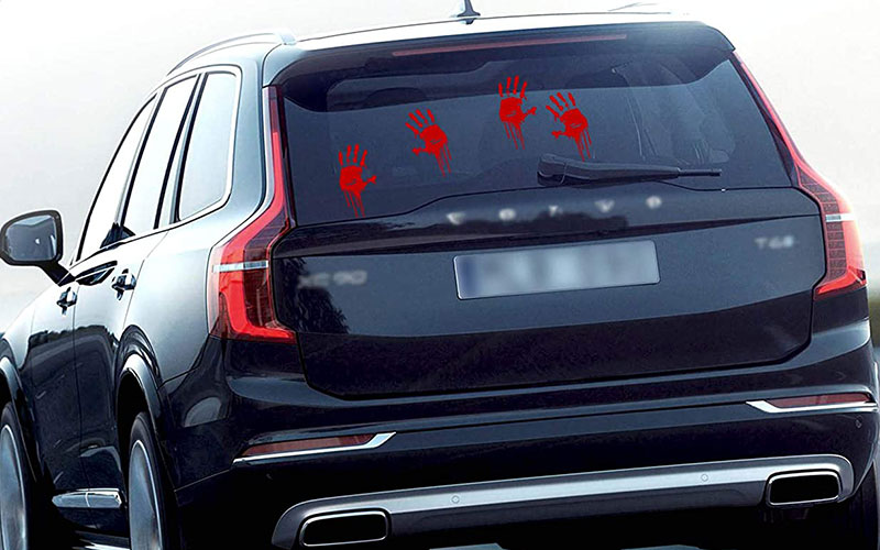 Bloody handprint decal - amazon.com Bloody handprint decal - amazon.com