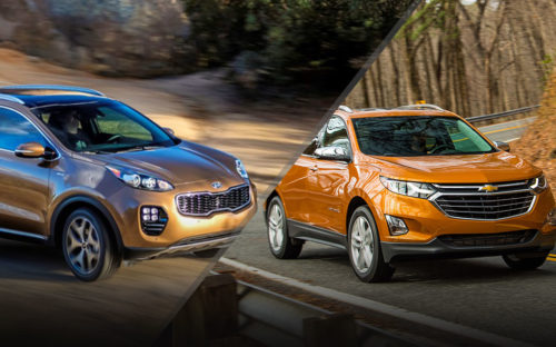 Under $15,000: Kia Sportage vs Chevrolet Equinox