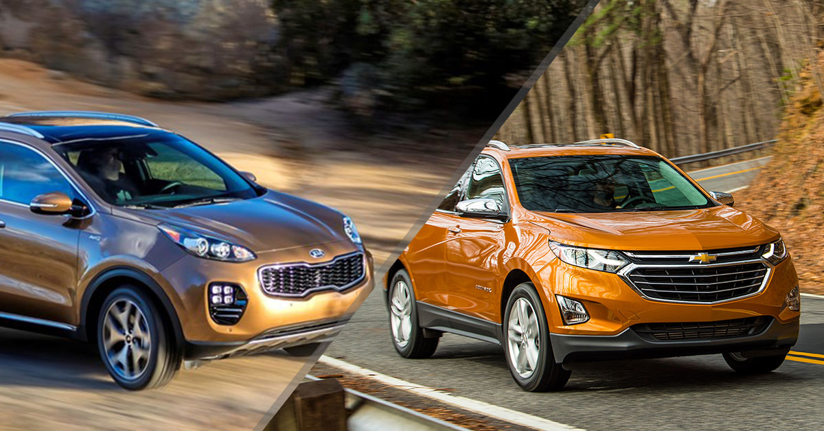 Under 15,000 Kia Sportage vs Chevrolet Equinox