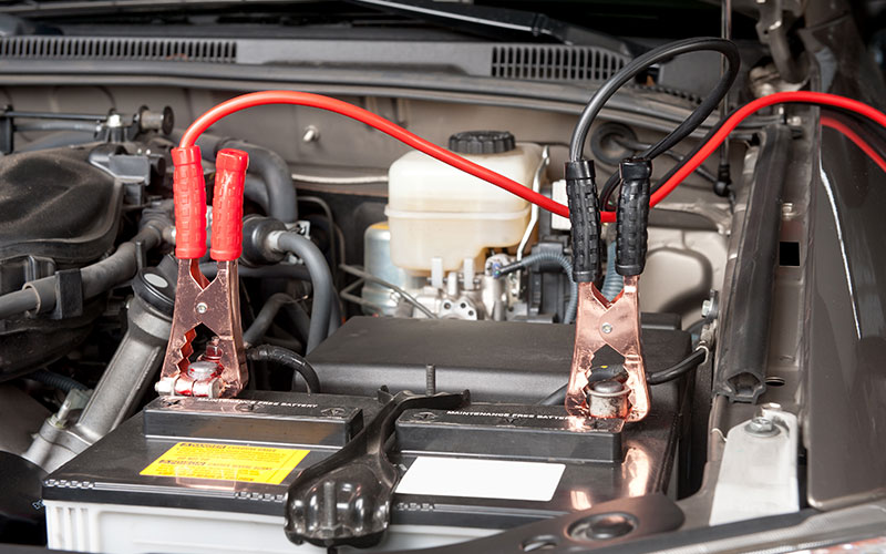 Connected car battery