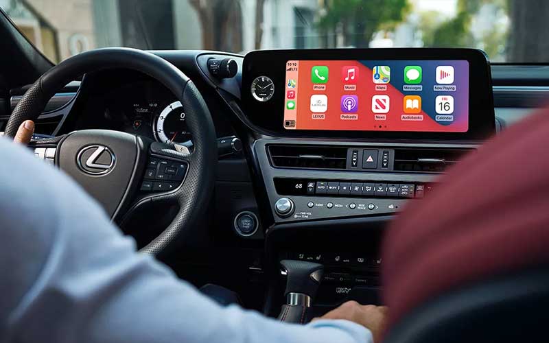 2022 Lexus ES infotainment - lexus.com