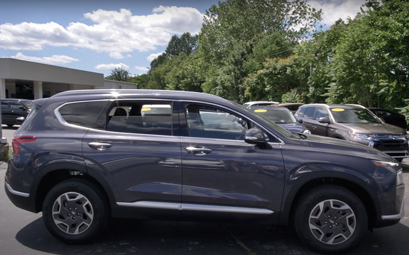 2021 Hyundai Santa Fe Blue Hybrid - Hyundai of Cookeville on youtube.com