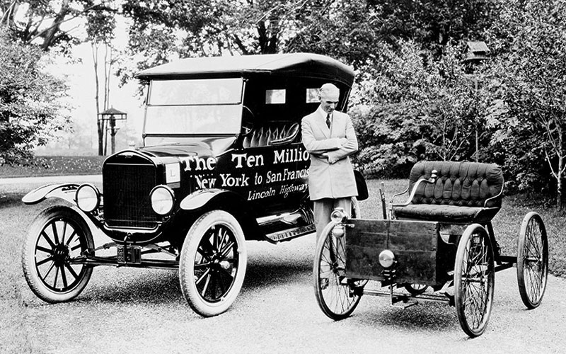 1924 Ford Model T and a Quadricycle - media.ford.com