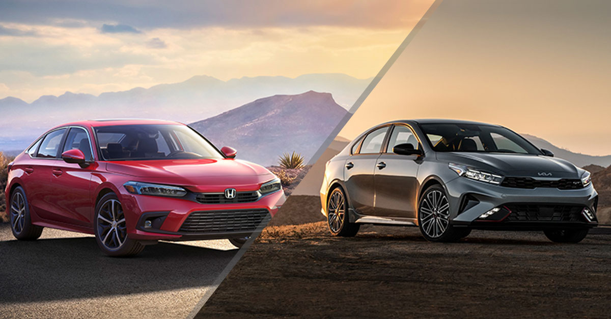 2022 Honda Civic vs Kia Forte
