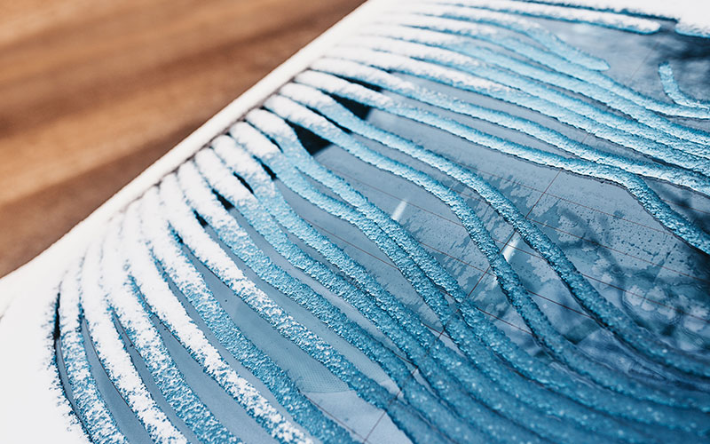 Windshield defrosting