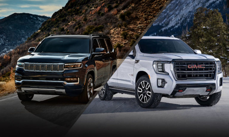 Head-to-Head: 2022 Jeep Grand Wagoneer vs GMC Yukon XL