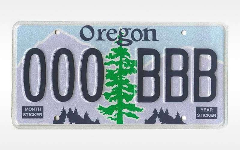 Oregon Tree Plate - oregonlive.com