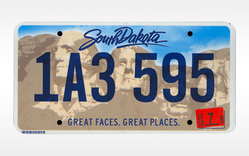 South Dakota Plate - 15q.net