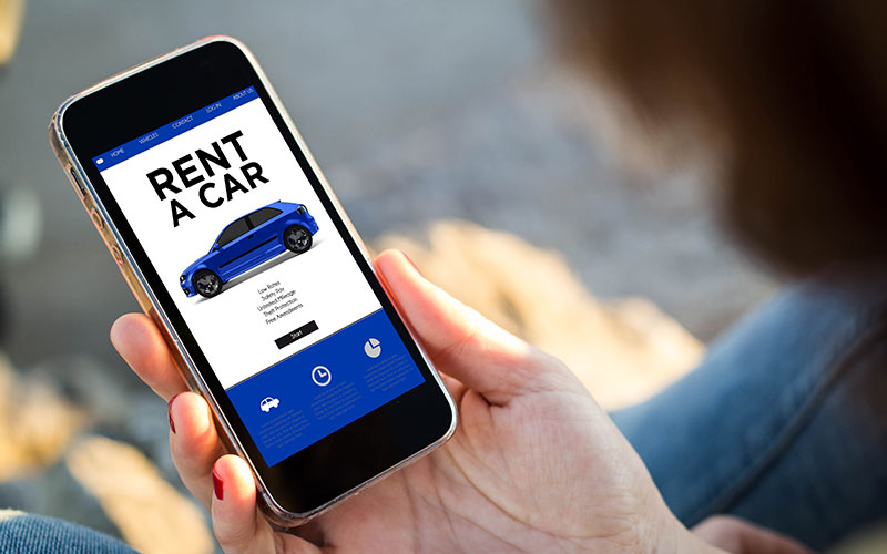 Booking a rental car