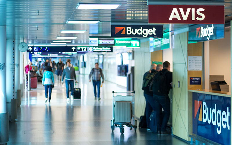 Airport car rentals