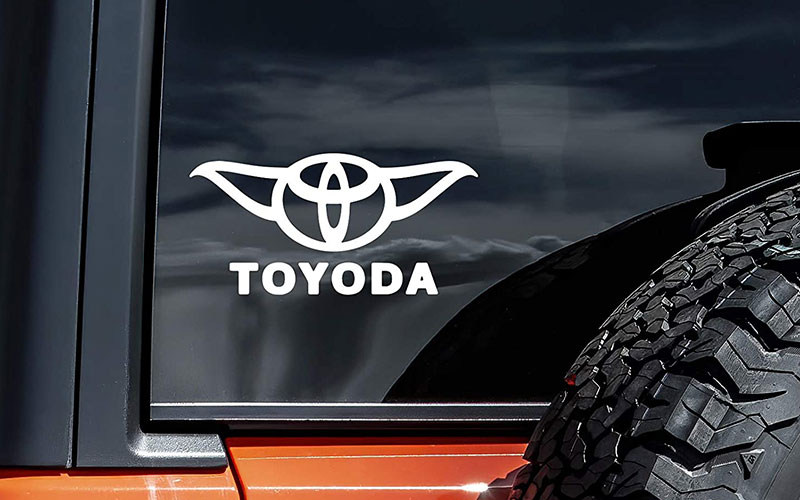 "Toyoda" decal - amazon.com