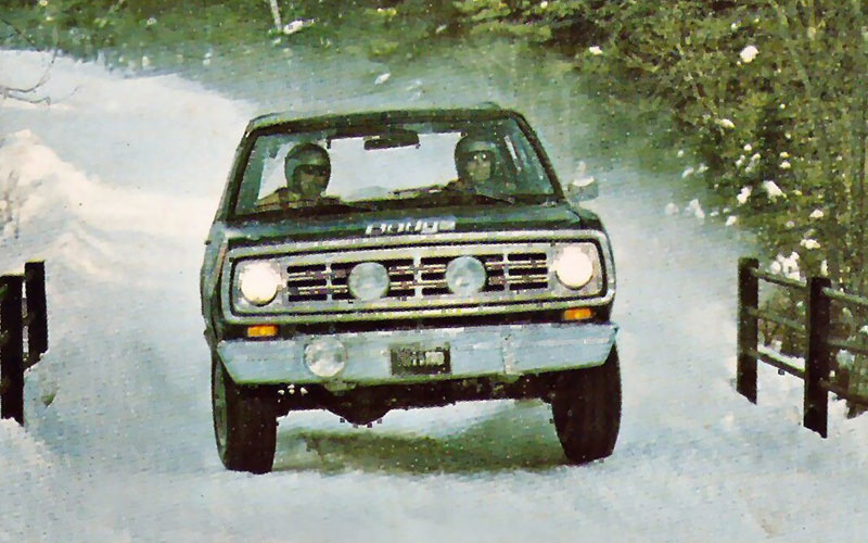 Dodge Ramcharger in the 1975 Sno*Drift rally - ewrc-results.com