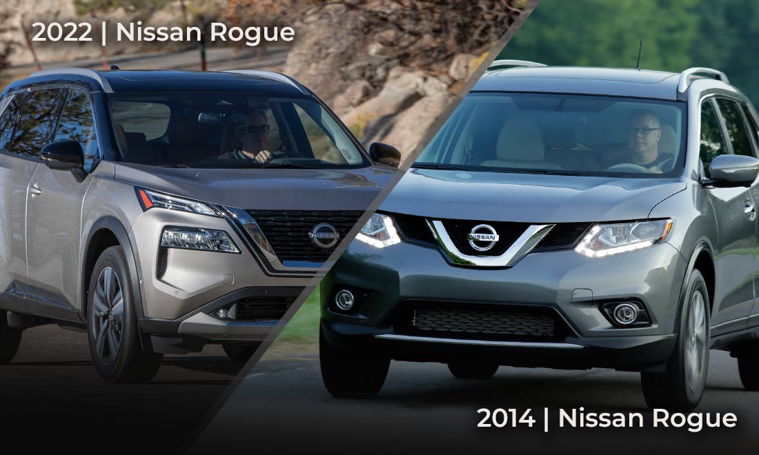 2022 & 2014 Nissan Rogue - usa.nissannews.com