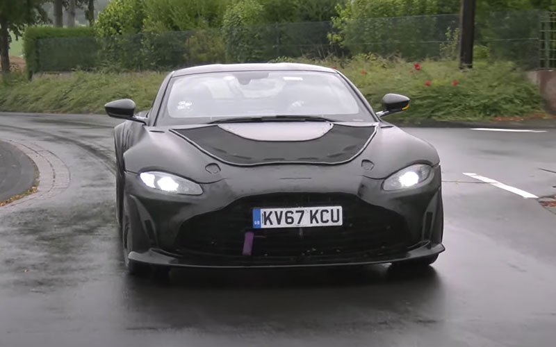 2023 Aston Martin V12 Vantage - CarSpyMedia on youtube.com