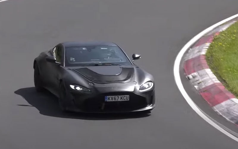 2023 Aston Martin V12 Vantage - CarSpyMedia on youtube.com