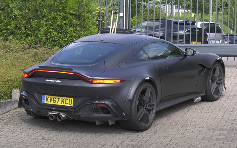 2023 Aston Martin V12 Vantage - CarSpyMedia on youtube.com