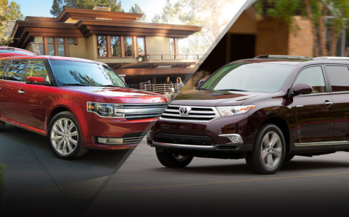 Under $15,000: Ford Flex vs Toyota Highlander