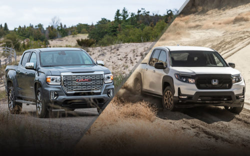 Head-to-Head: 2022 GMC Canyon vs Honda Ridgeline