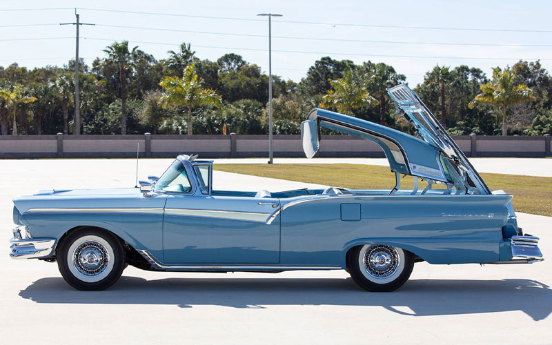 1957 Ford Fairlane 500 Skyliner - americanmusclecarmuseum.com 1957 Ford Fairlane 500 Skyliner - americanmusclecarmuseum.com