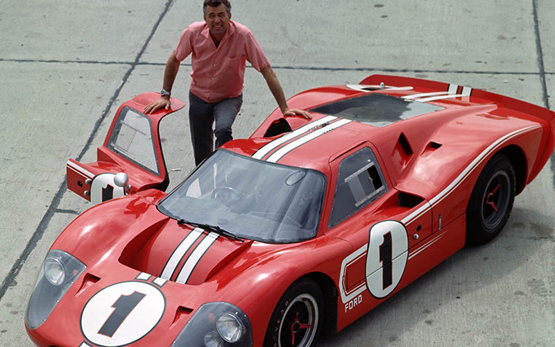 Shelby with a GT40 - shelby.com