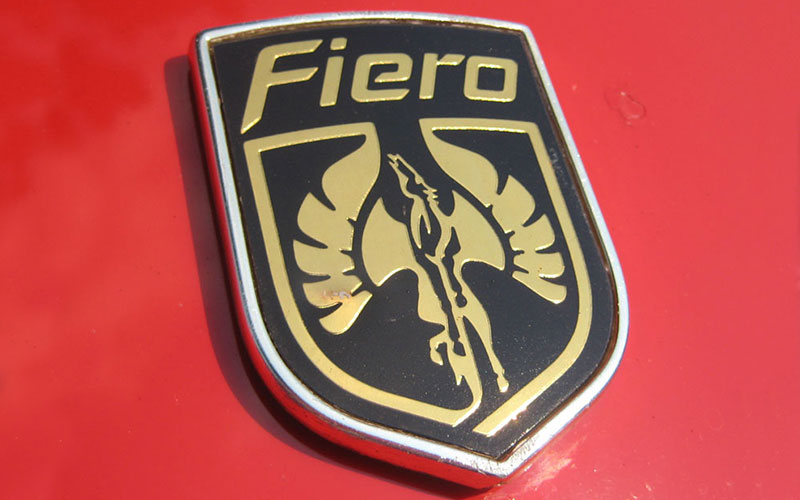 Pontiac Fiero badge - cartype.com