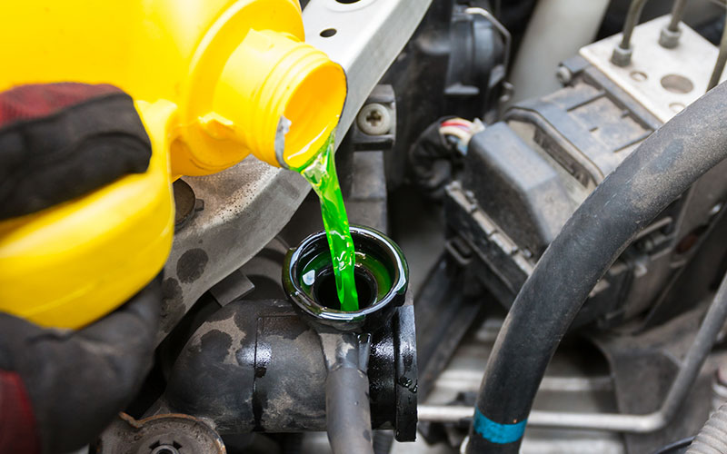 Adding coolant