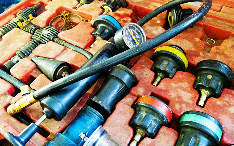 Radiator pressure test kit