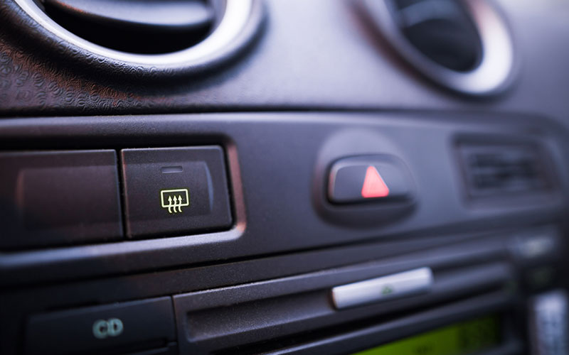 Defrost button
