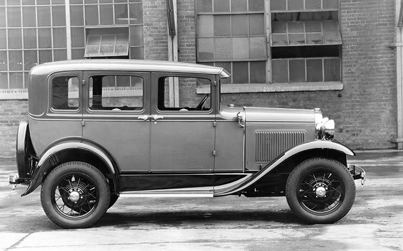 1930 Ford Model A Town Sedan - media.ford.com