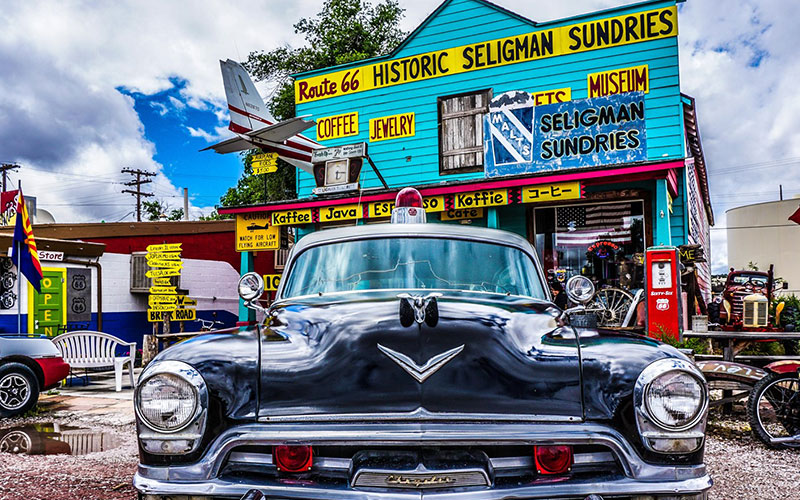 Seligman Historical District on Route 66 - nps.gov