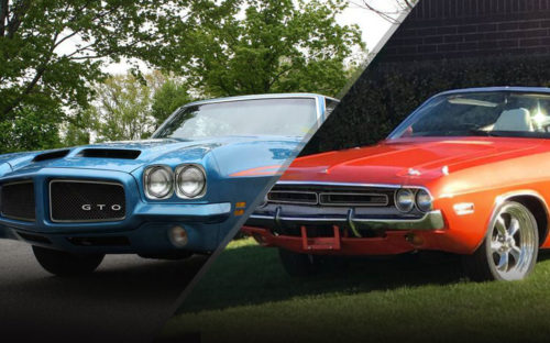 Classic Clash: '71 Pontiac GTO vs '71 Dodge Challenger