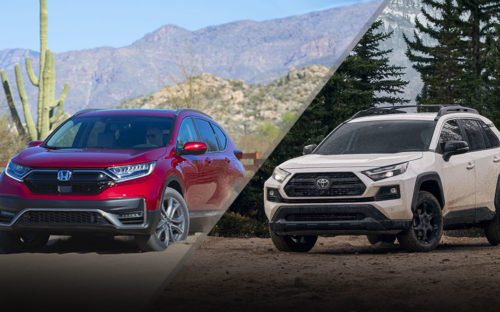 Head-to-Head: 2022 Honda CR-V Hybrid vs. Toyota RAV4 Hybrid