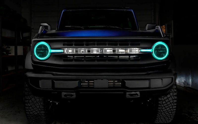 Oracle 21-22 Ford Bronco Headlight Halo Kit - throtl.com